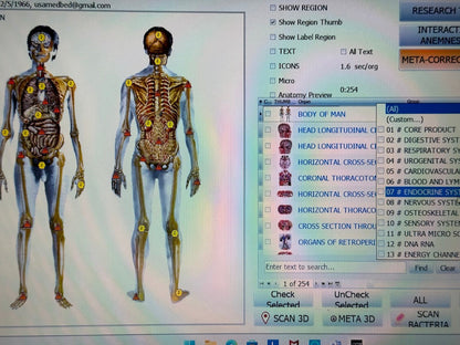 Remote Body Scan Bioscan with Hair Sample Package - USA Med Bed