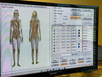 Remote Body Scan Bioscan with Hair Sample Package - USA Med Bed