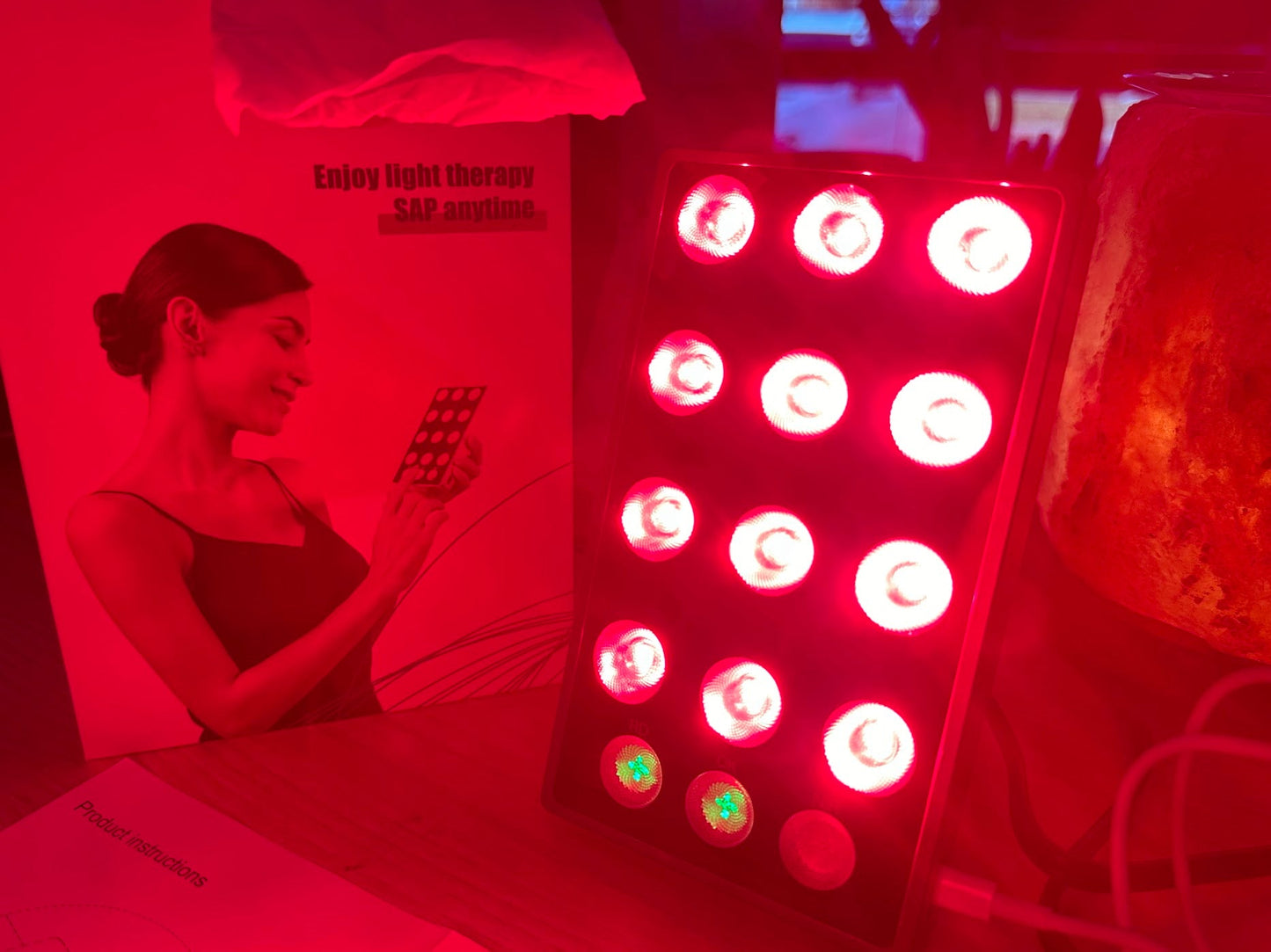 Red Infrared LED Portable Handheld Therapy Device - USA Med Bed