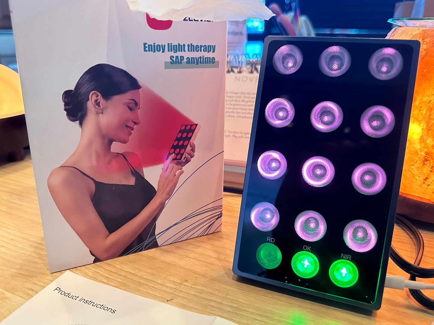 Red Infrared LED Portable Handheld Therapy Device - USA Med Bed