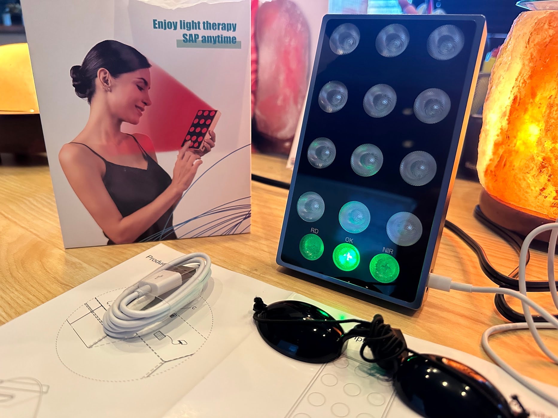 Red Infrared LED Portable Handheld Therapy Device - USA Med Bed