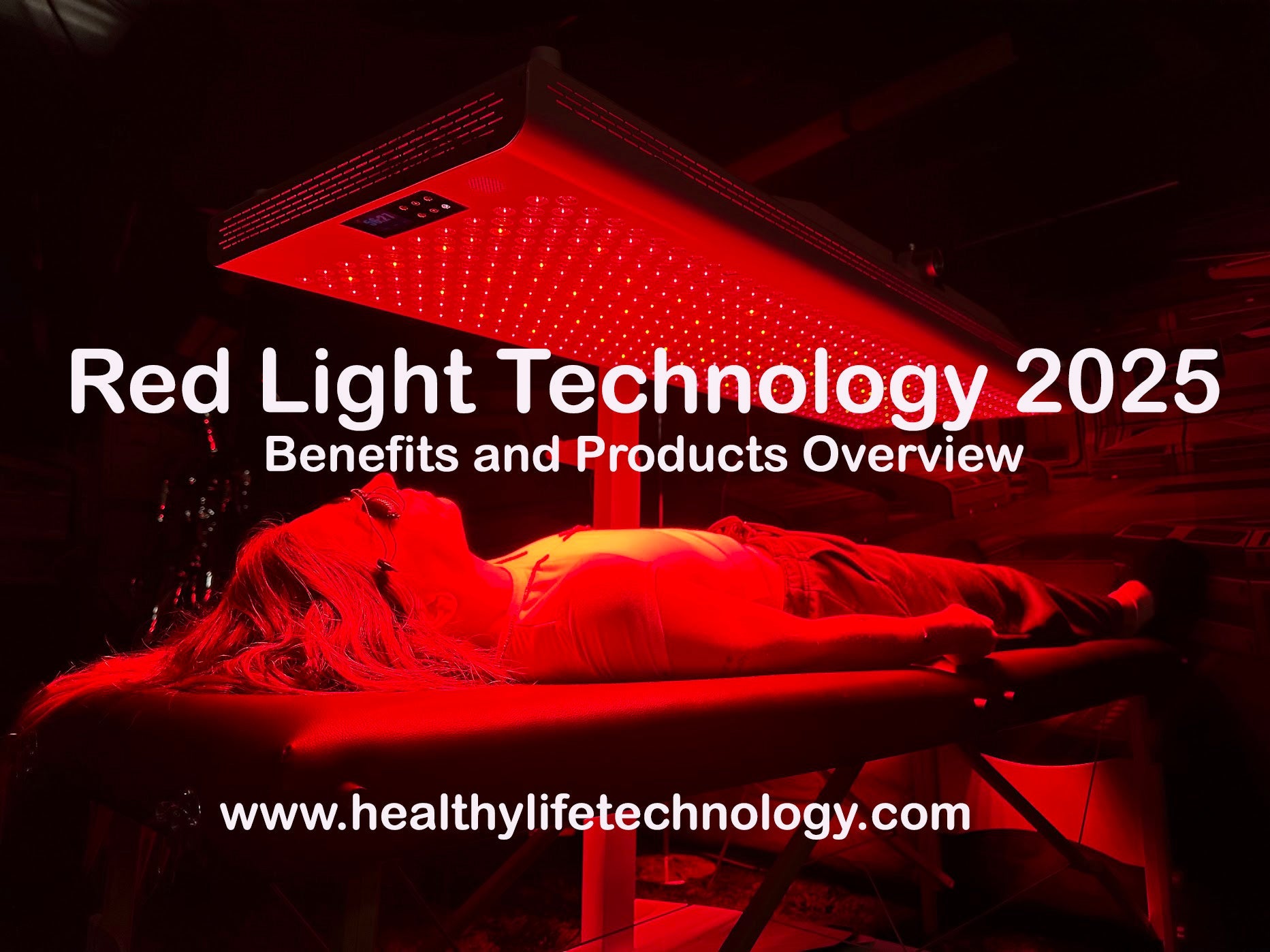 Full Body Red Light Therapy Panel with Full Electric Base - USA Med Bed
