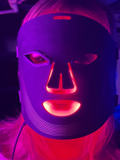 LED Red Light Facial Skincare Mask - USA Med Bed