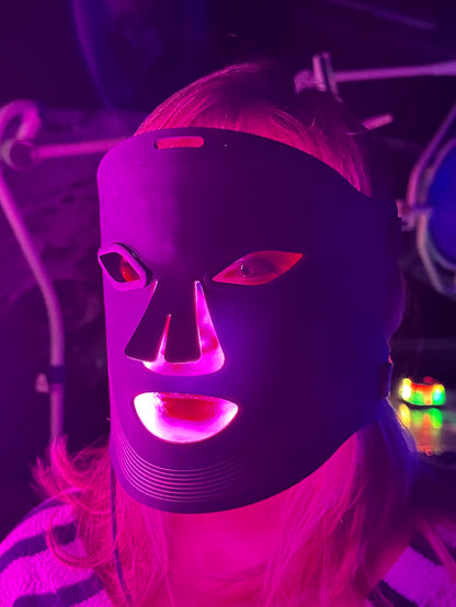 LED Red Light Facial Skincare Mask - USA Med Bed