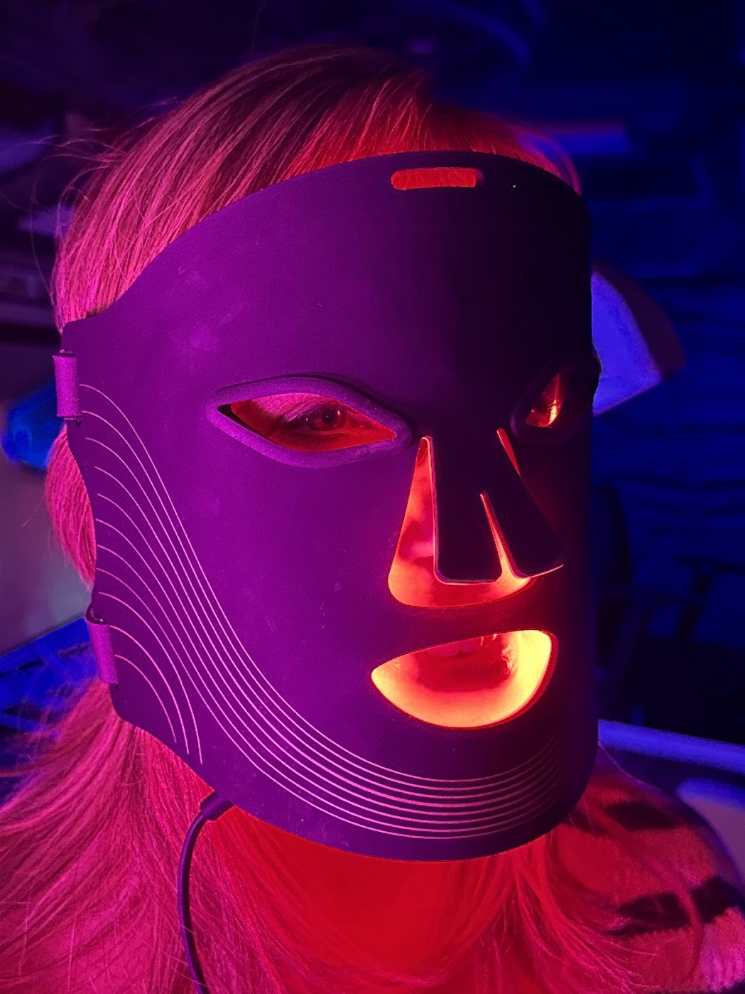 LED Red Light Facial Skincare Mask - USA Med Bed