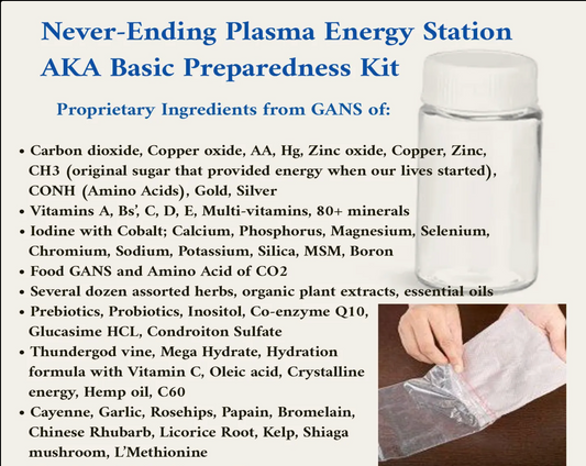 Plasma Energy Station - Basic Preparedness Kit - USA Med Bed