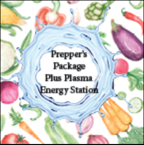 Preppers Package Plus Plasma Energy Station - Basic Preparedness Kit - USA Med Bed