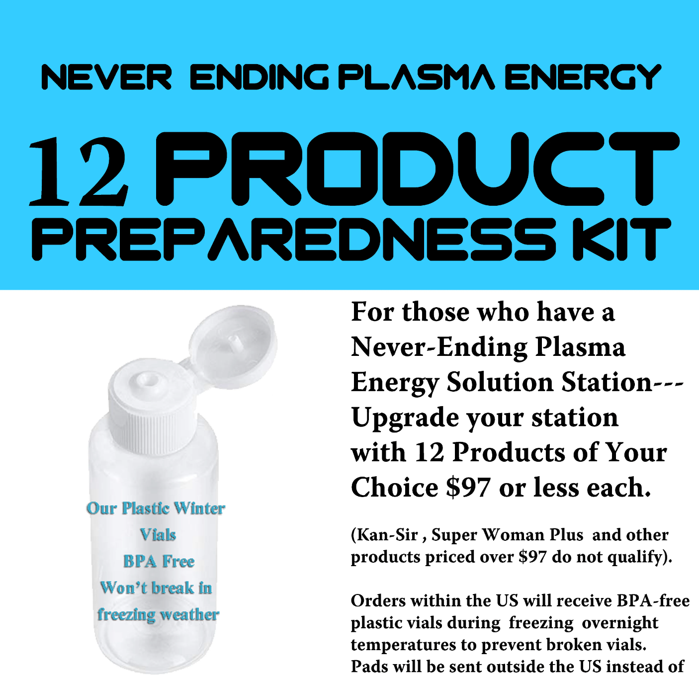 Preparedness Kit-12 - USA Med Bed