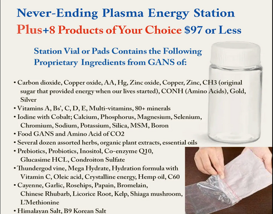 Preparedness Kit-8 + Plasma Energy Station - USA Med Bed