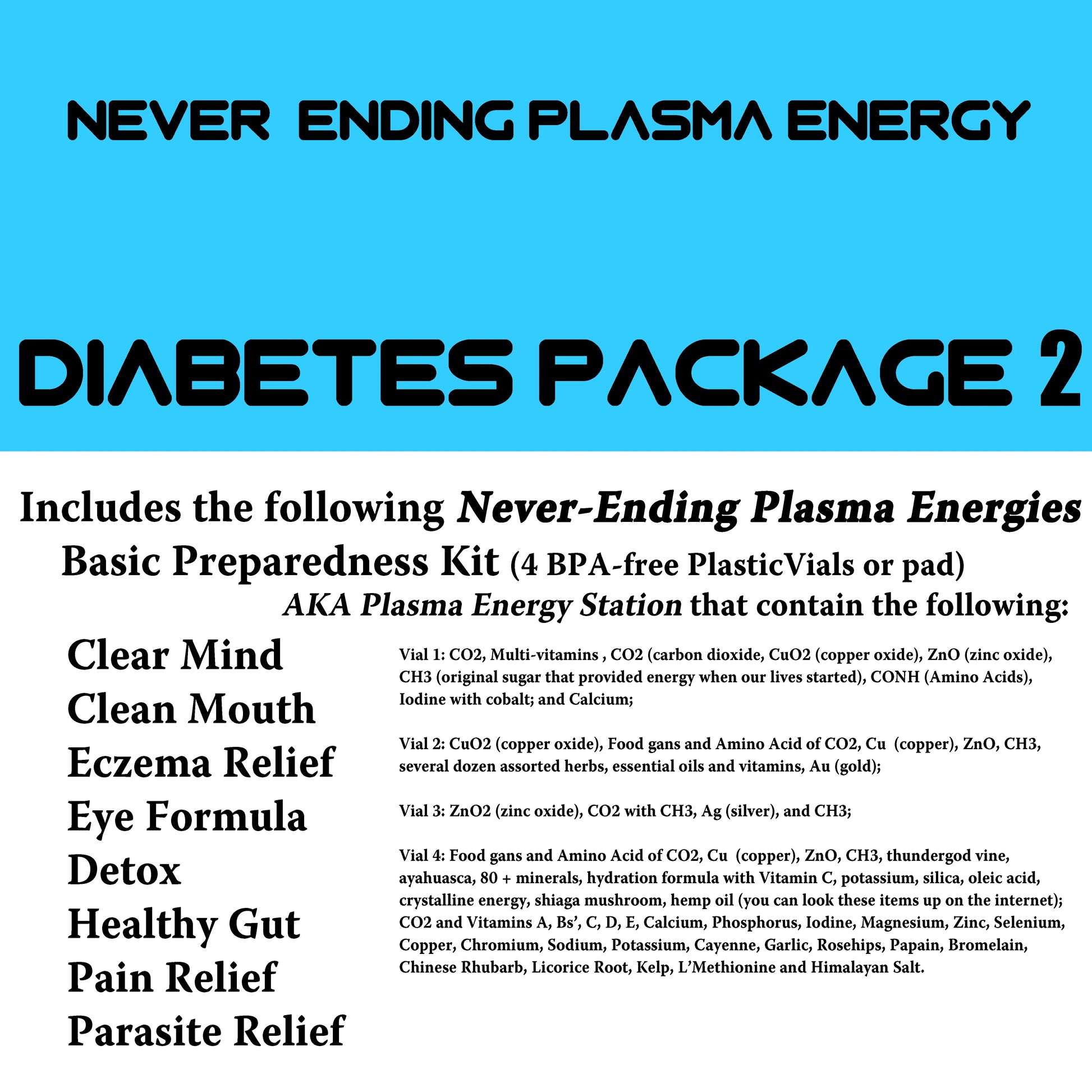 Diabetes Package 2 - USA Med Bed